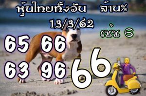 หวยหุ้นงวดนี้ 13/3/62 ชุดที่ 4