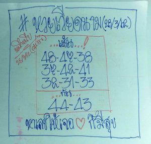 หวยฮานอยแม่นเด็ด 28/3/62 ชุดที่ 10