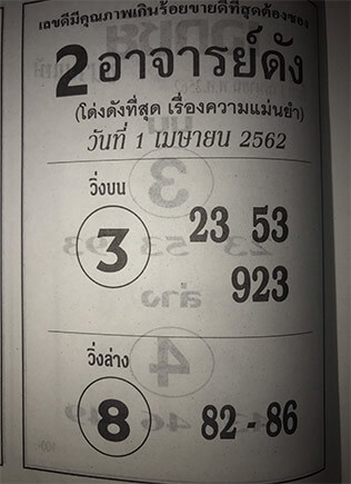 2อาจารย์ดัง 1/4/62