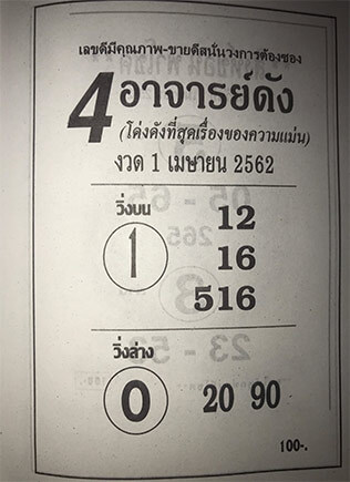 4อาจารย์ดัง 1/4/62