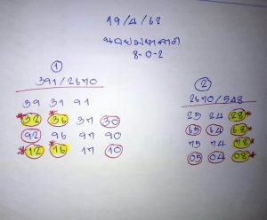 หวยฮานอยวันนี้ 19/4/62ชุดที่10