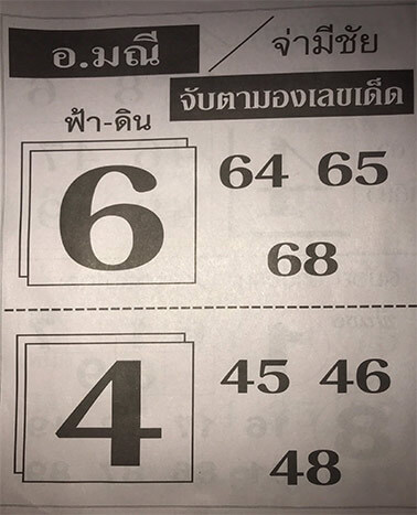 อาจารย์มณี 2/5/62