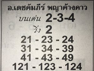 อาจารย์เดชคัมภีร์ 2/5/62