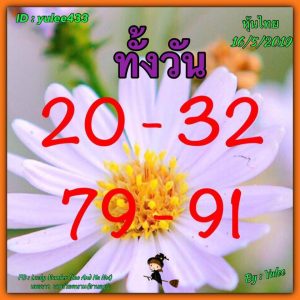 หวยหุ้นชุดเด่นทั้งวัน 16/5/62ชุดที่10