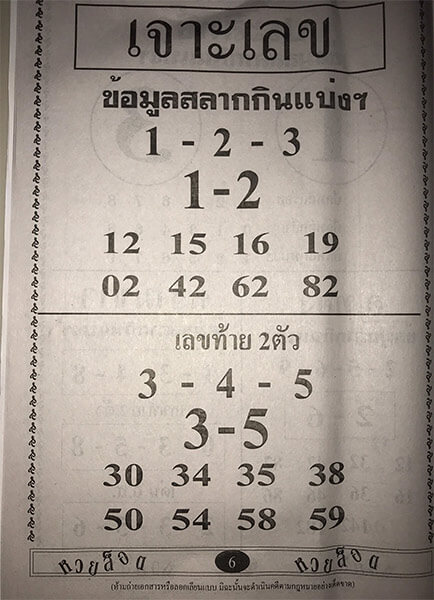 เจาะเลข 16/5/62