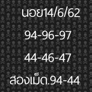 หวยฮานอยพารวย 14/6/62 ชุดที่1