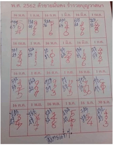 ปฎิทิน 16/9/62