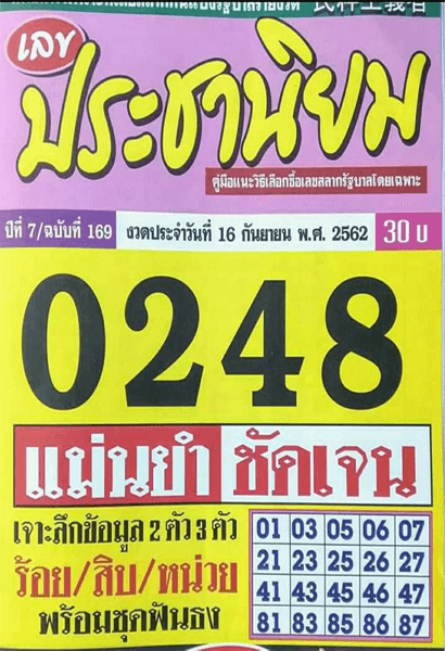 ประชานิยม 16/9/62