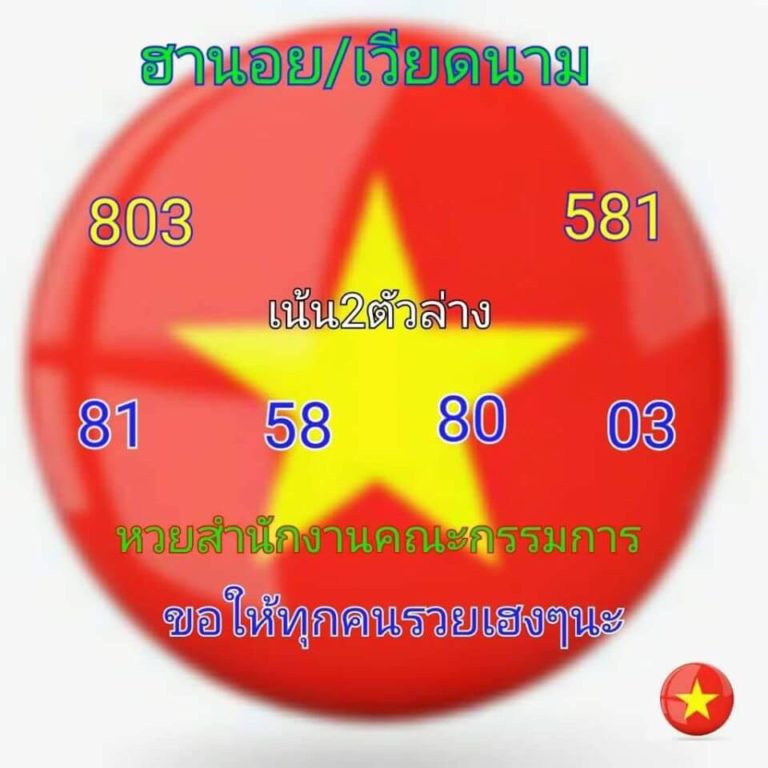 หวยฮานอยวันนี้ 18/1/63 รวมเลขเด็ด หวยเด็ด หวยฮานอยชุดแม่น ...