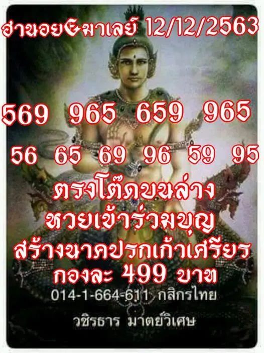 หวยมาเลย์วันนี้ 12/12/63 ตรวจหวยมาเลย์ เช็คเลขเด็ดมาเลย์ ...