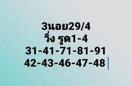 หวยฮานอยวันนี้ 29/4/64 ชุดที่7