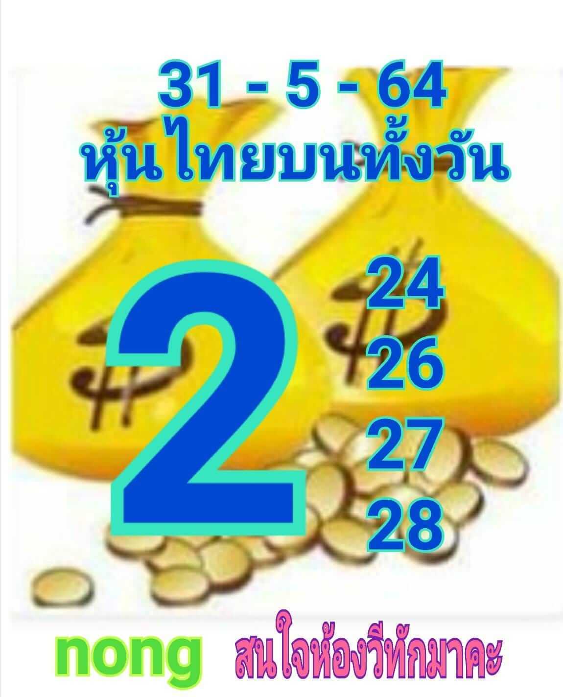 หวยหุ้น 31-5-64 ชุด11