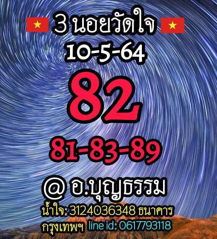 หวยฮานอยวันนี้ 10/5/64 ชุดที่15