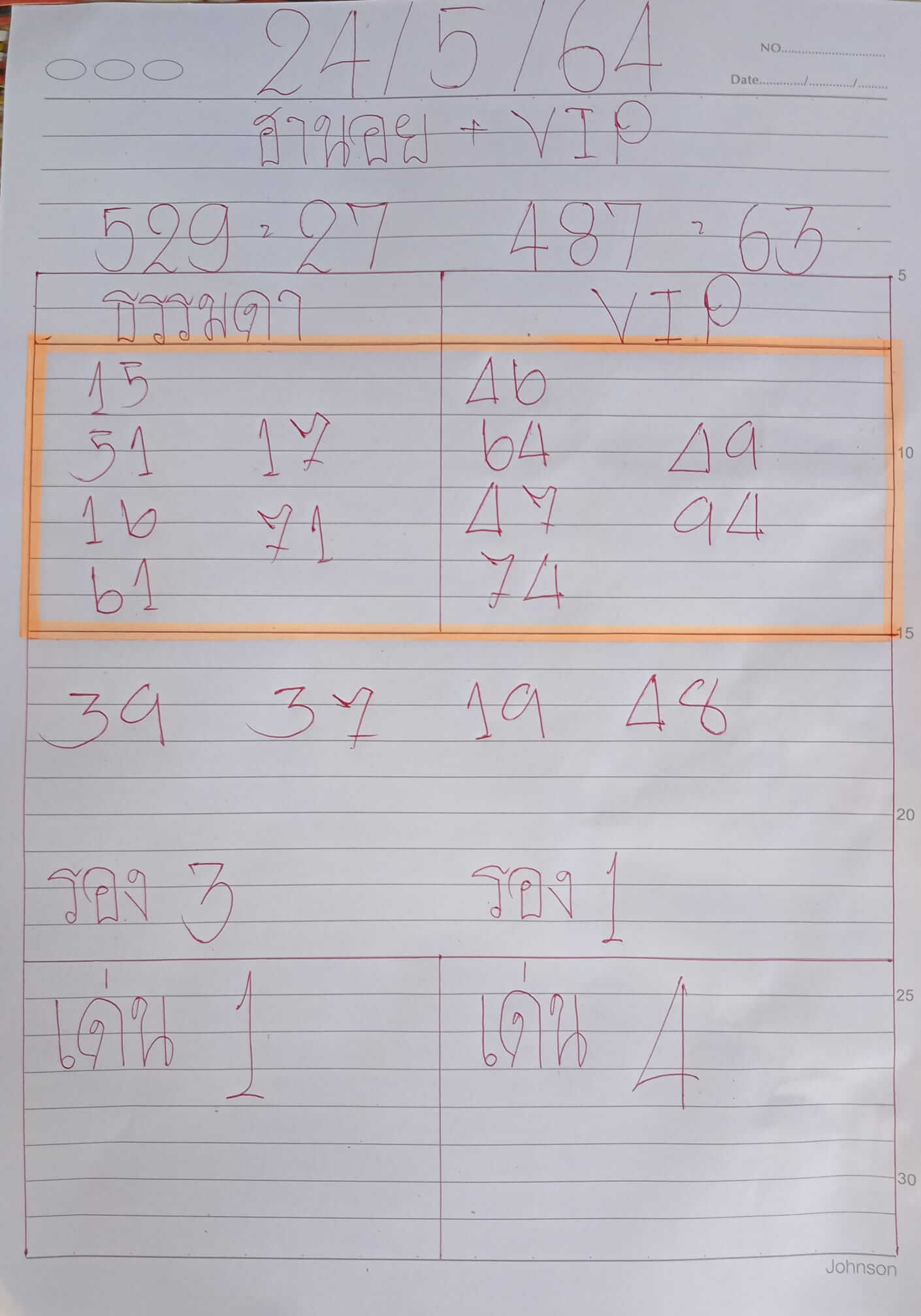 หวยฮานอยวันนี้ 24/5/64 ชุดที่2