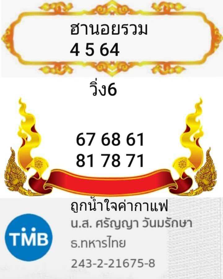 หวยฮานอยวันนี้ 4/5/64 ชุดที่2