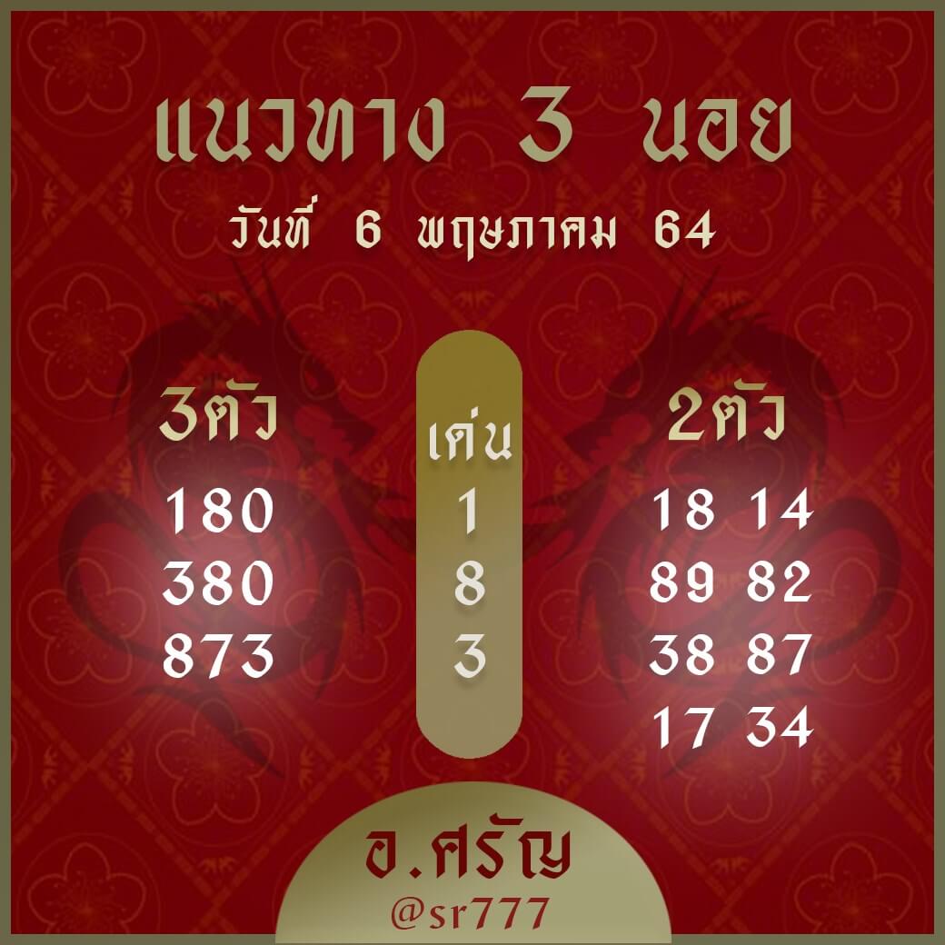 หวยฮานอยวันนี้ 6/5/64 ชุดที่6