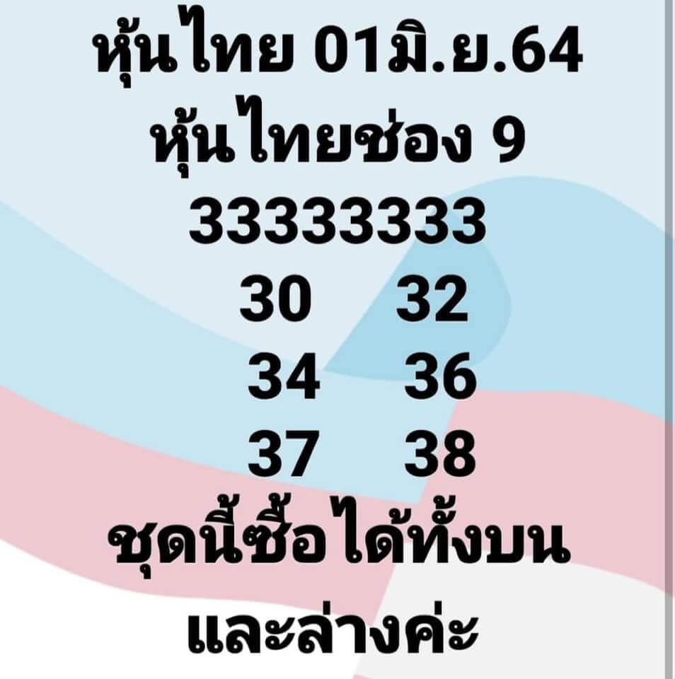 หวยหุ้น 2-6-64 ชุด11