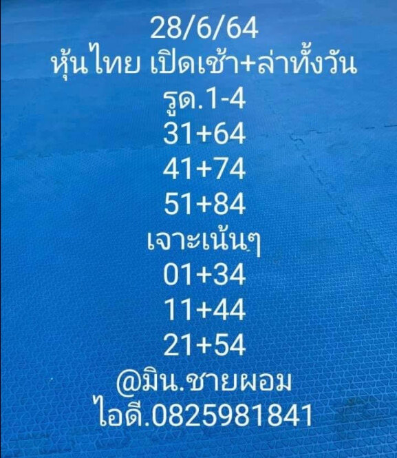 หวยหุ้น28-6-64ชุด2