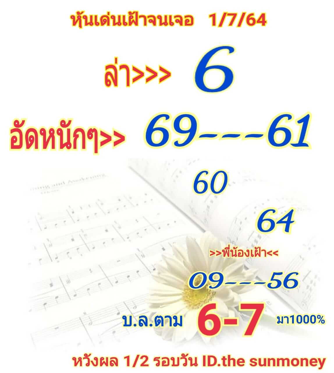 หวยหุ้น1-7-64ชุด4