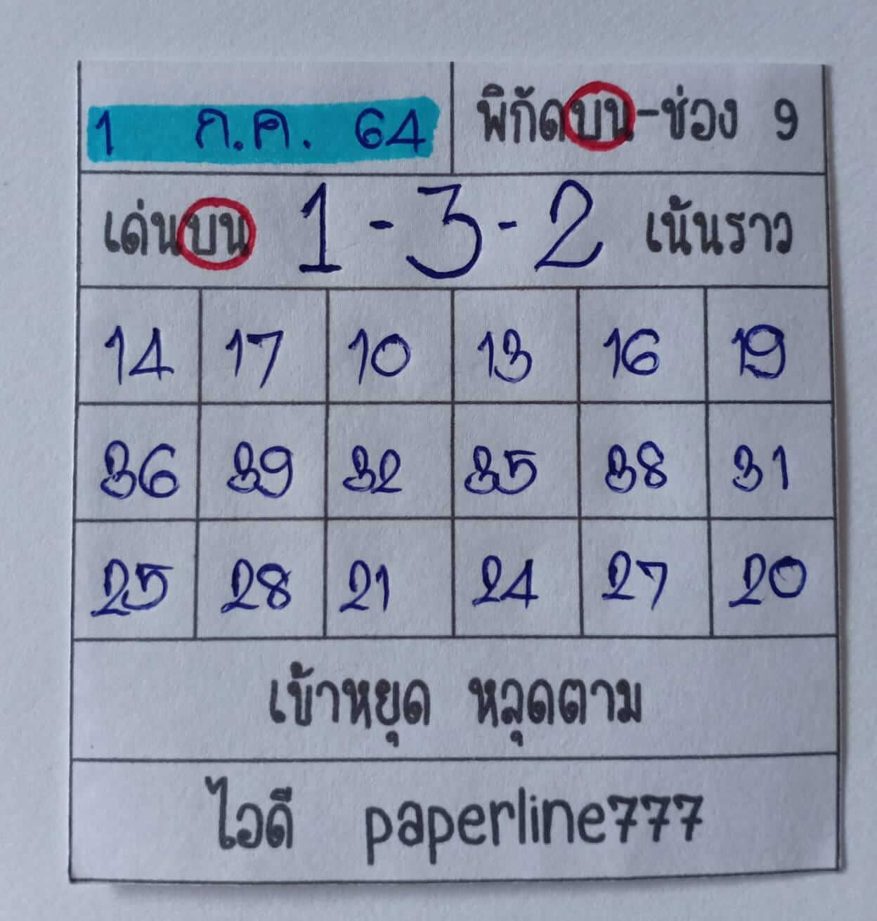 หวยหุ้น1-7-64ชุด5