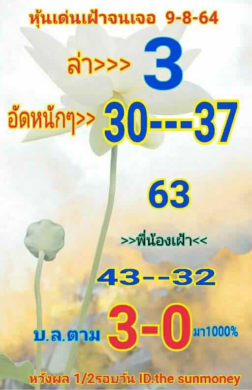 หวยหุ้น 9-8-64 ชุด1