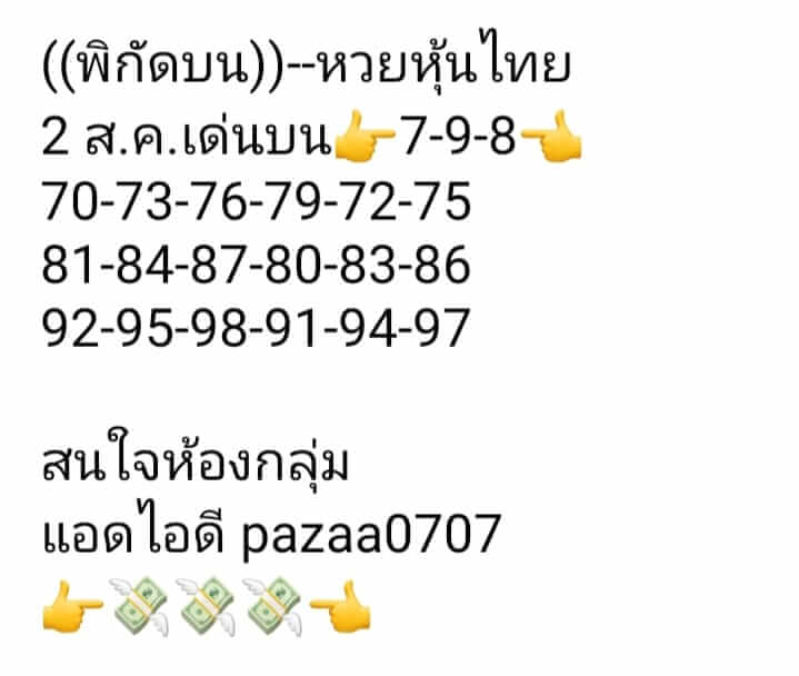 หวยหุ้น2-8-64ชุด2