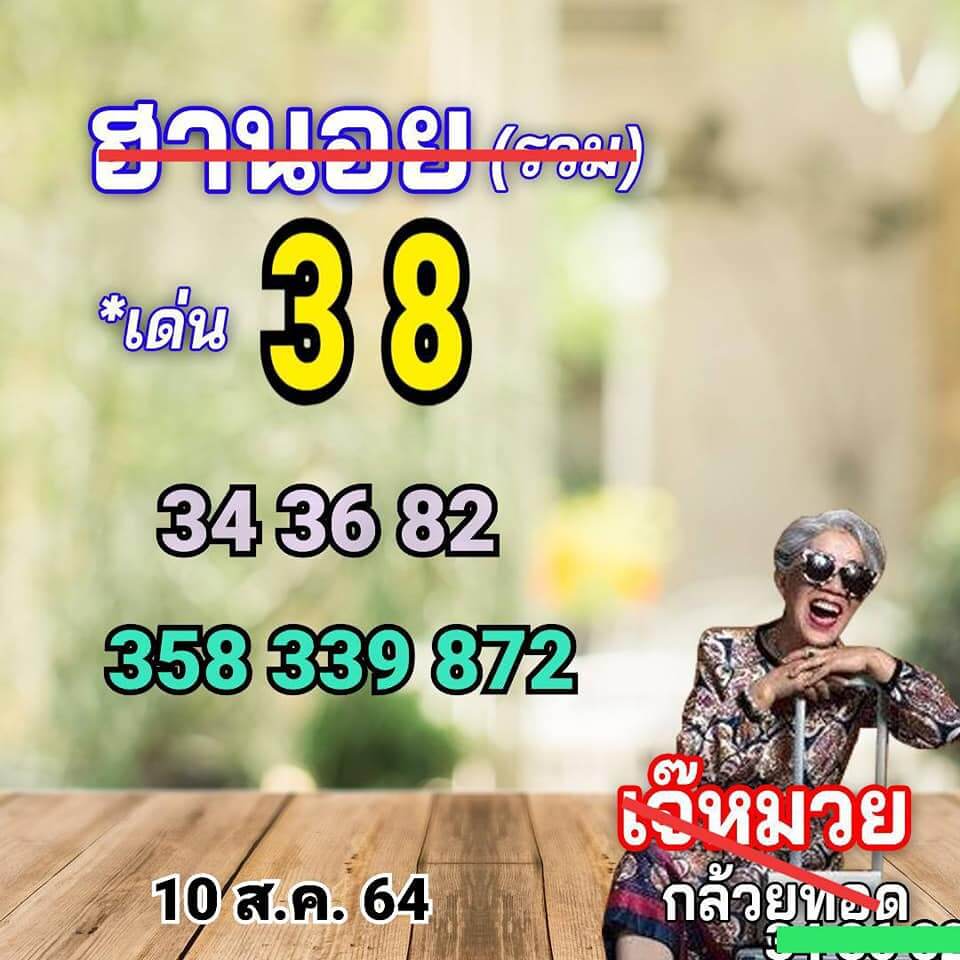 หวยฮานอย10-8-64 ชุด2