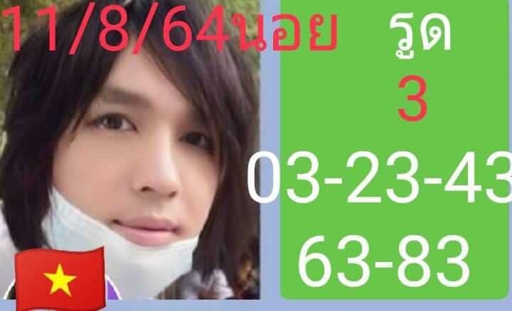 หวยฮานอย11-8-64ชุด8