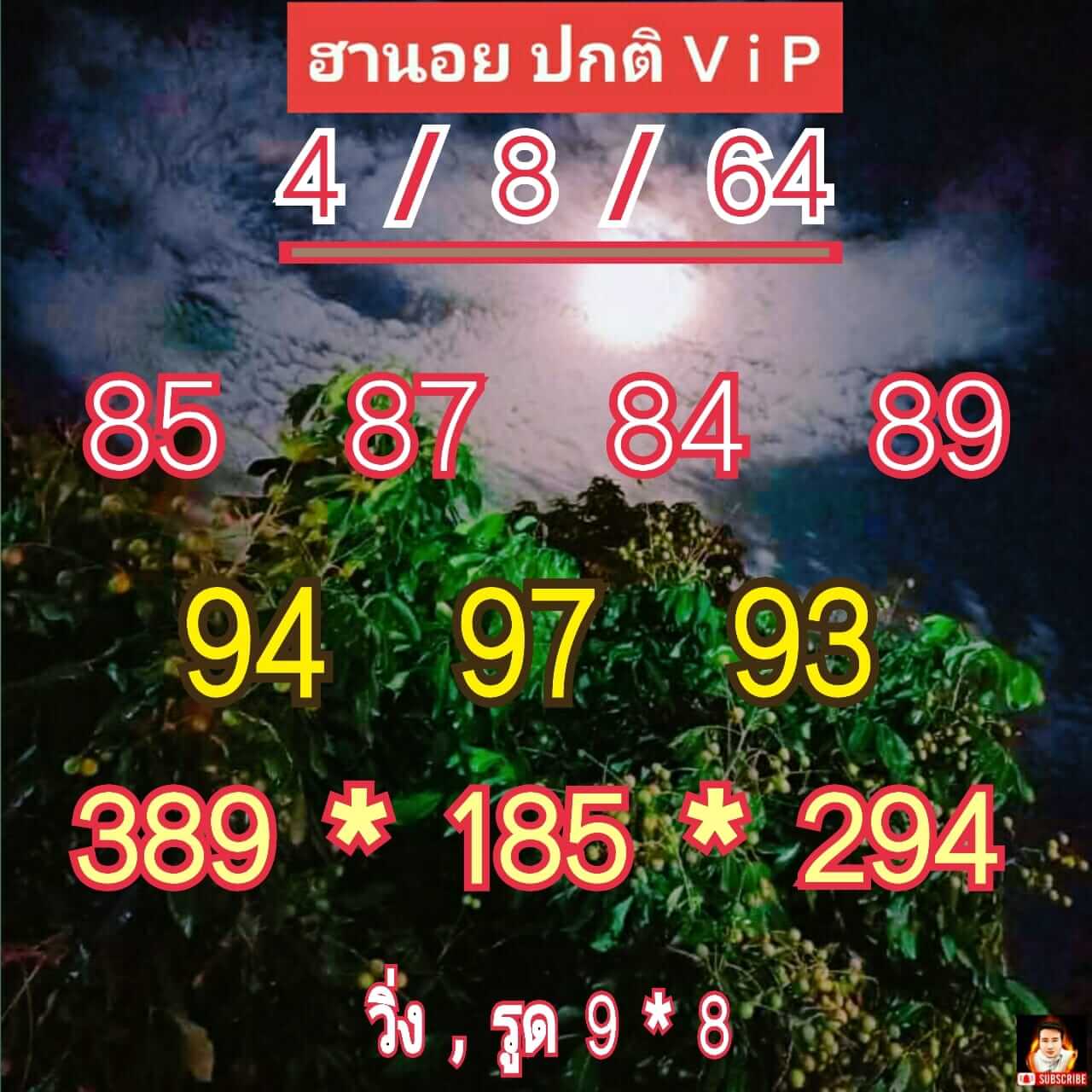 หวยฮานอย4-8-64ชุด8