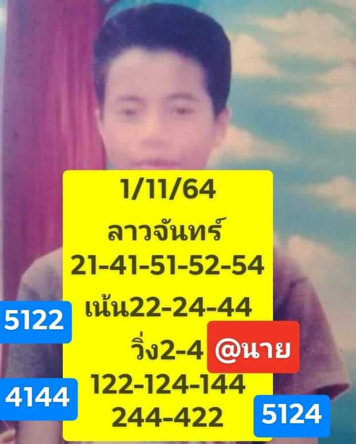 หวยลาว1-11-64 ชุด 4