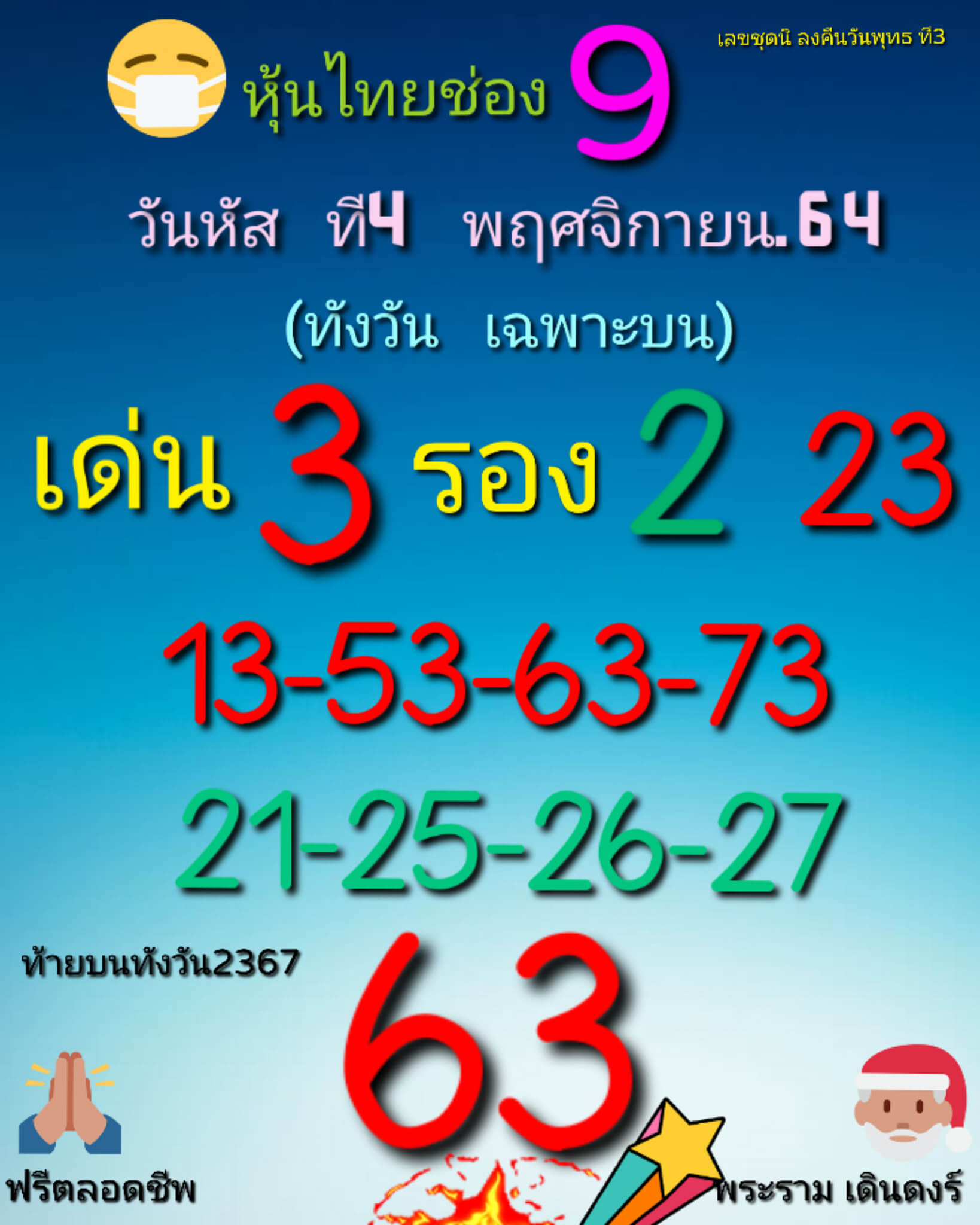 หวยหุ้น 4-11-64 ชุด 5