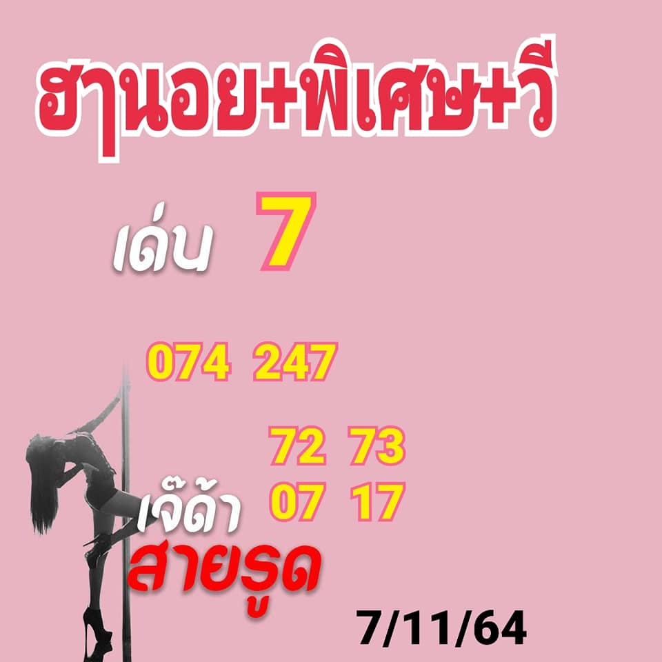 หวยฮานอย 7-11-64 ชุด 10