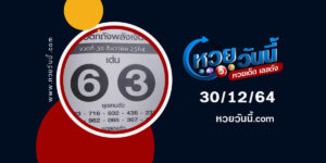 หวยเสือตกถังพลังเงินดี30-12-64