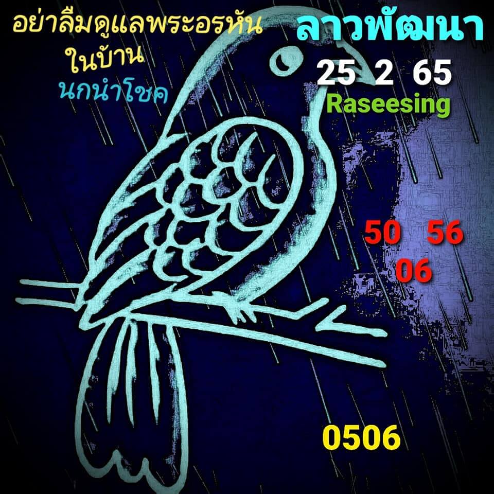 หวยลาววันนี้ 25-3-65 ชุดที่ (6)