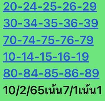 หวยหุ้นวันนี้ 10-2-65 ชุดที่ (9)