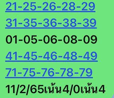 หวยหุ้นวันนี้ 11-2-65 ชุดที่ (9)