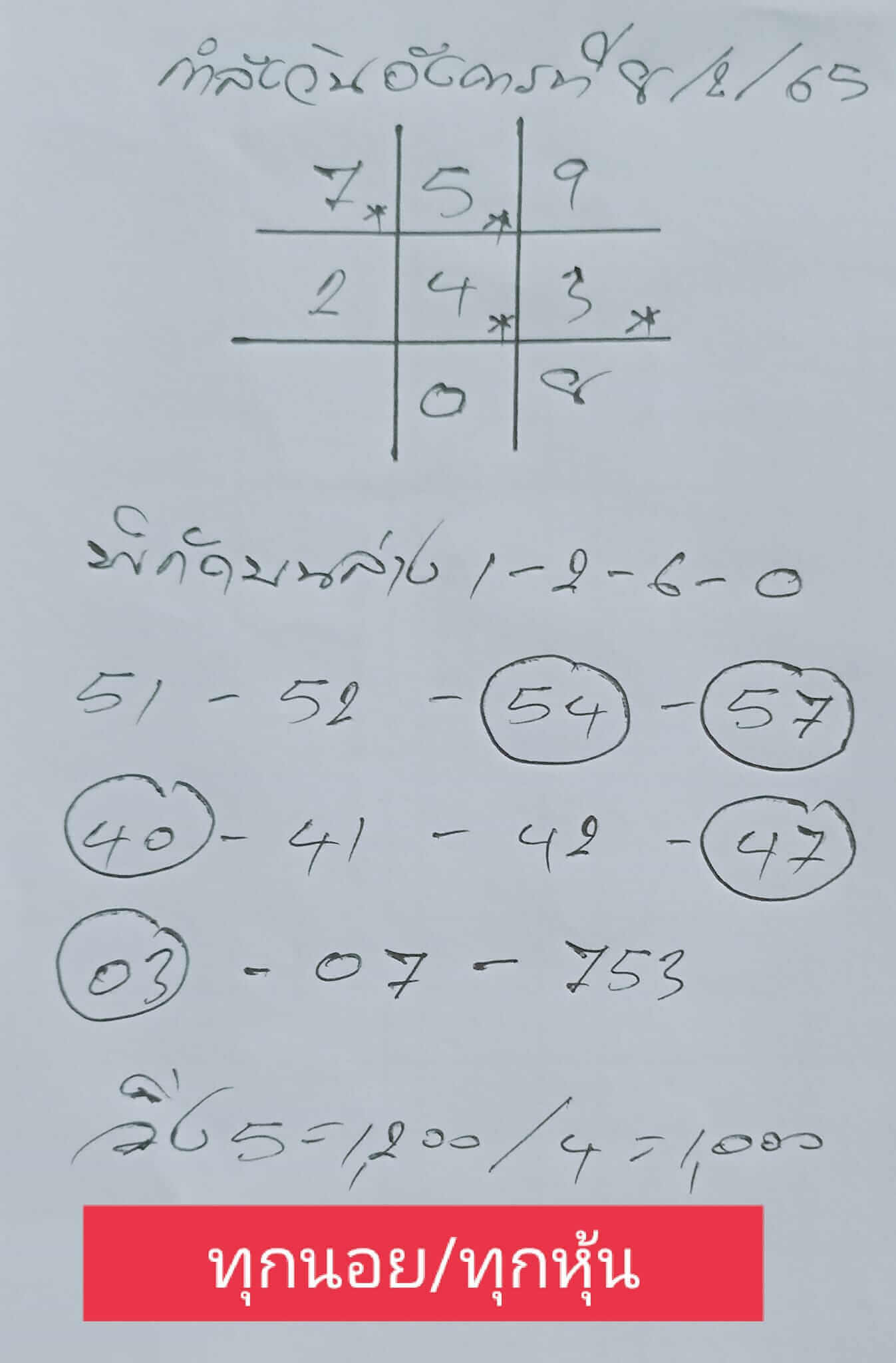 หวยฮานอยววันนี้ 8-2-65 ชุดที่ 10 (9)