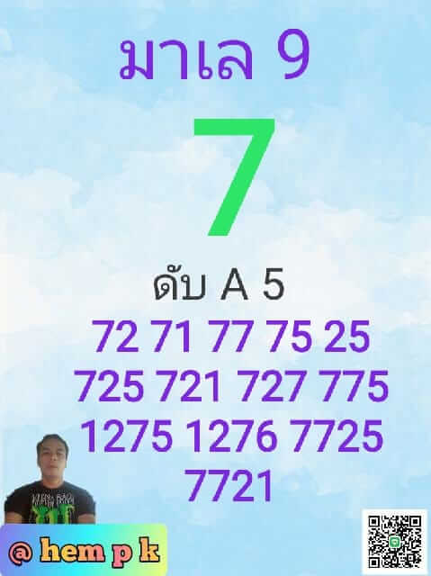 หวยมาเลย์วันนี้ 9-3-65 ชุดที่ (4)