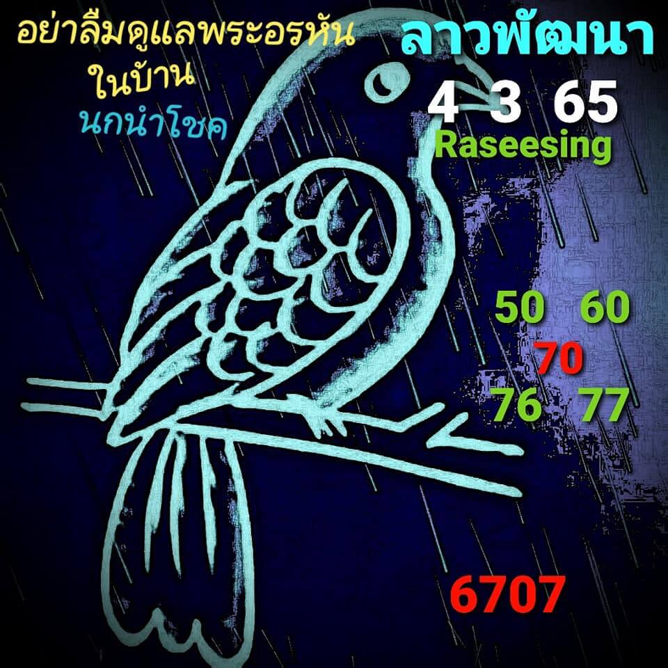 หวยลาววันนี้ 4-3-65 ชุดที่ (7)