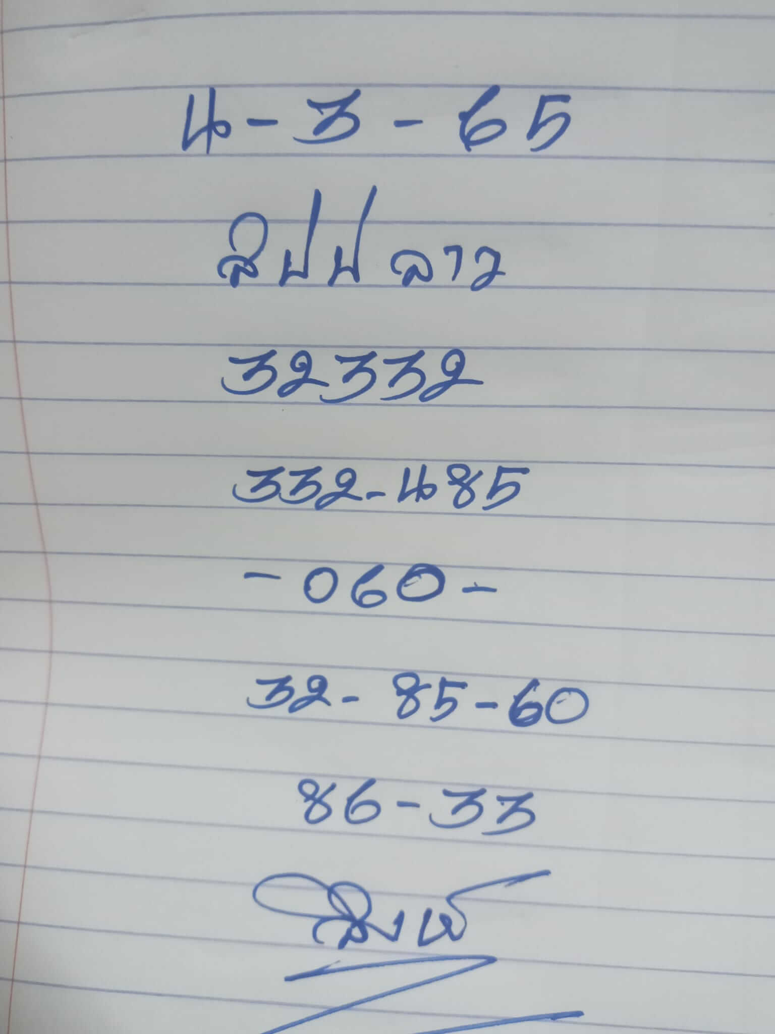 หวยลาววันนี้ 4-3-65 ชุดที่ (8)