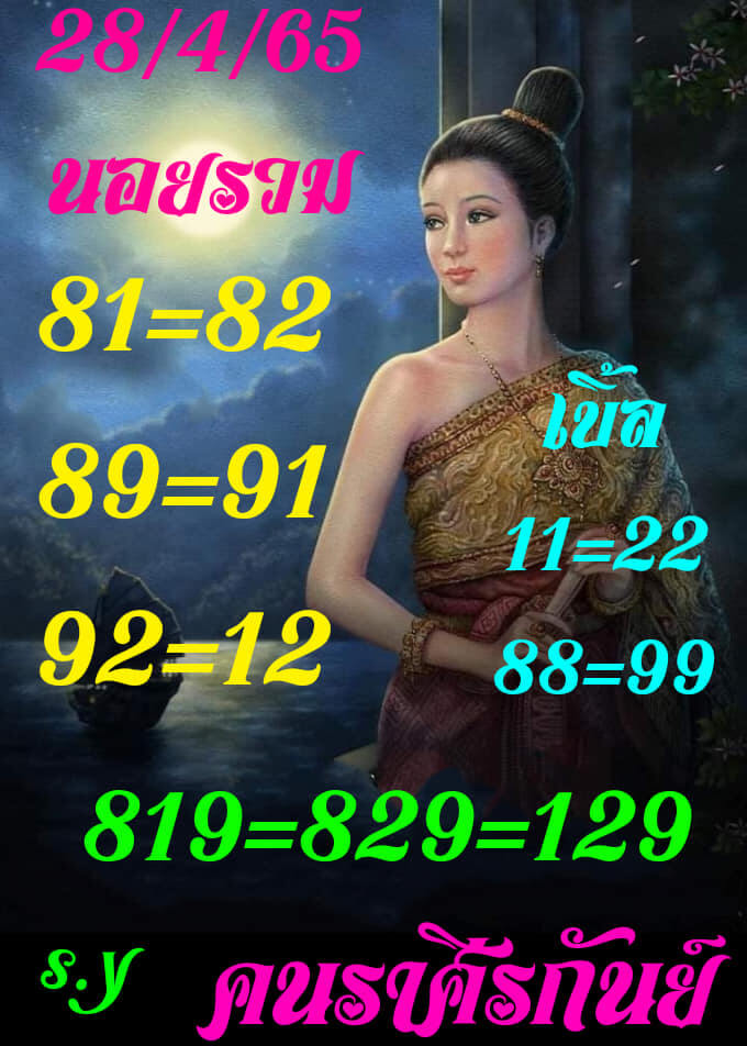 หวยฮานอยวันนี้ 28-4-65 ชุดที่ (7)