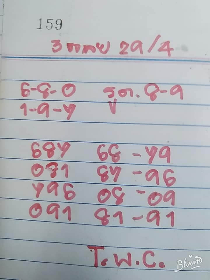 หวยฮานอยวันนี้ 29-4-65 ชุดที่ (9)