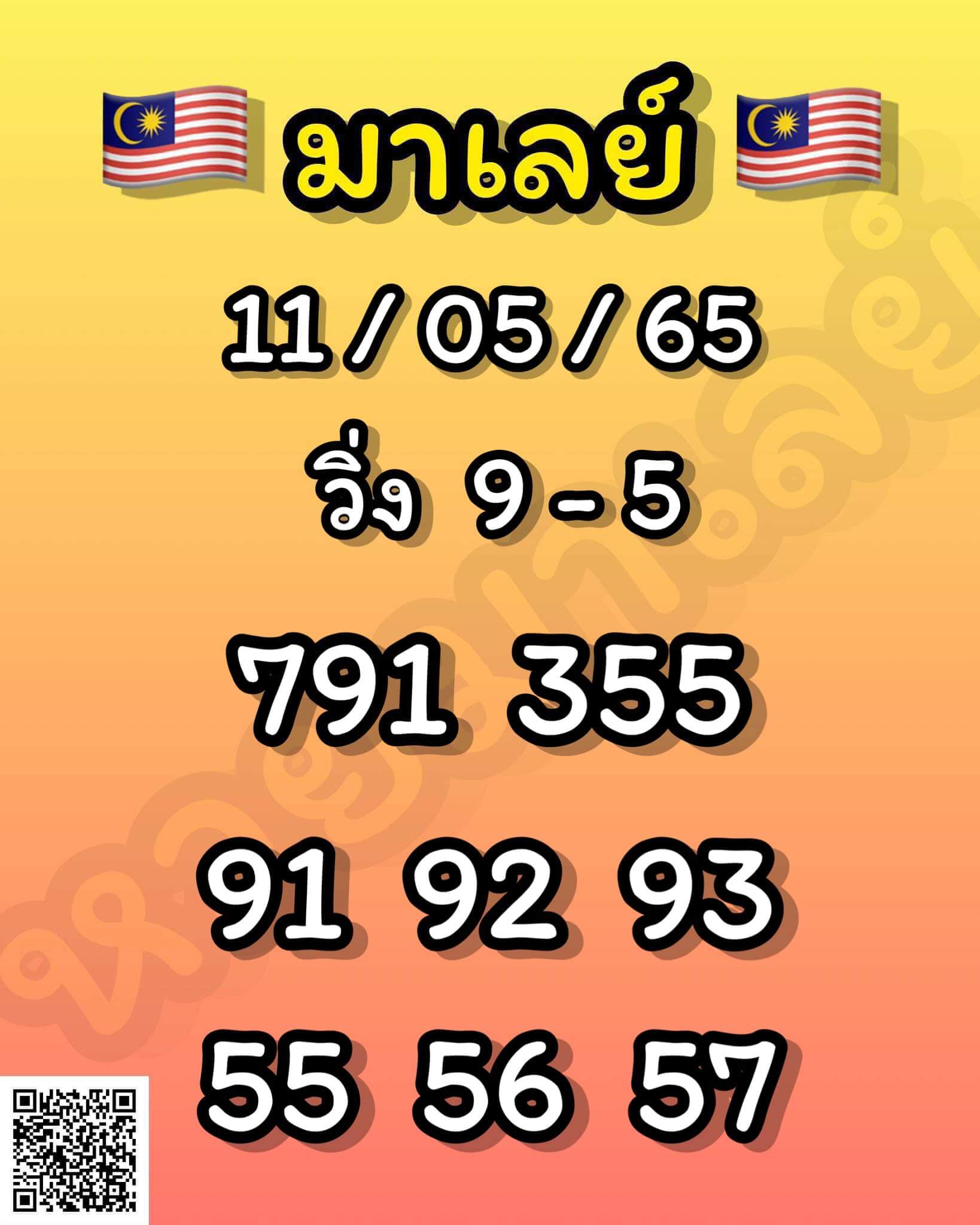 หวยมาเลย์วันนี้ 11-5-65 ชุดที่ (4)