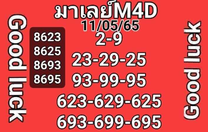 หวยมาเลย์วันนี้ 11-5-65 ชุดที่ (7)