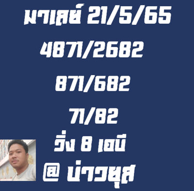 หวยมาเลย์วันนี้ 21-6-65 ชุดที่ (10)