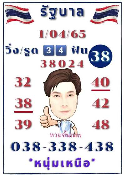 หวยหนุ่มเหนือ1-4-65