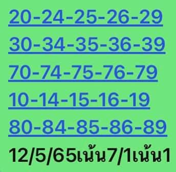 หวยหุ้นวันนี้ 12-5-65 ชุด (4)