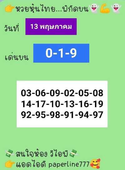 หวยหุ้นวันนี้ 17-5-65 ชุด (1)