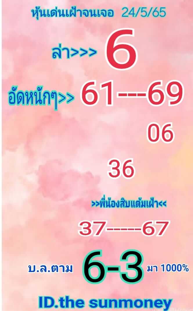 หวยหุ้นวันนี้ 24-5-65 ชุด (1)