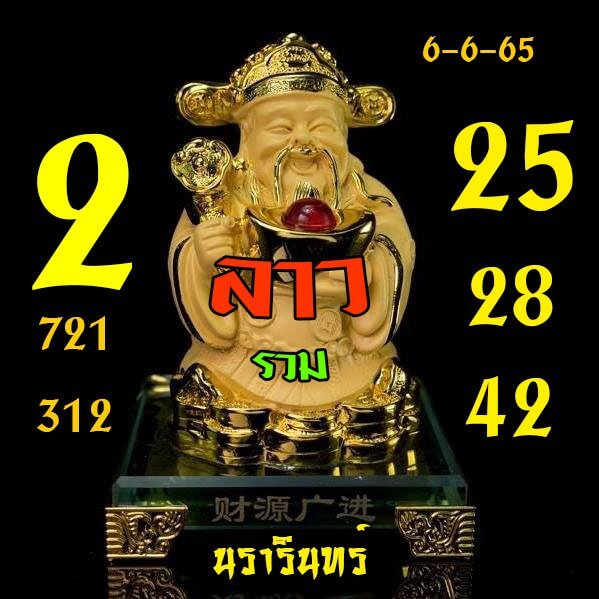 หวยลาววันนี้ 6-6-65 ชุดที่ (9)